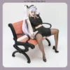 17.5cm Anime Girl Sitting On Chair Pose Model Statue Collectible Figure