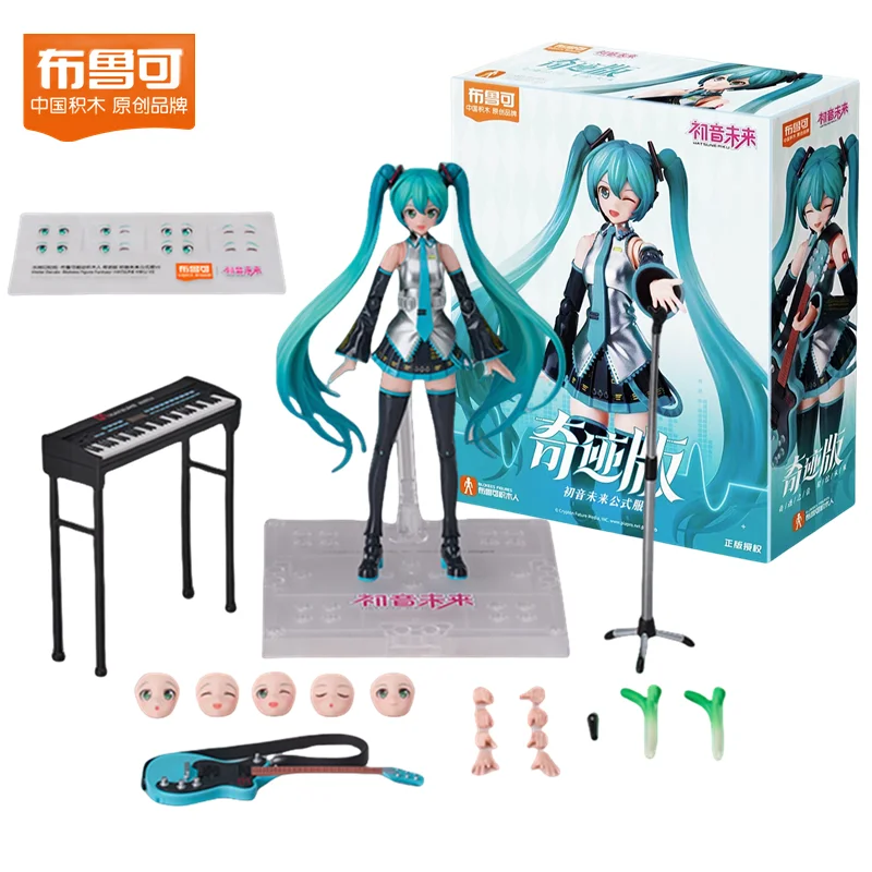 Blokees Hatsune Miku Building Block Cartoon Anime Assembly Figurine Toy Kids Toys Doll Collection Figures Gift - Image 7