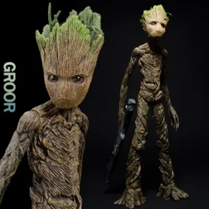 Marvel Guardians of The Galaxy Avengers Baby Groot Hands Moveable Action Figure Model Toys