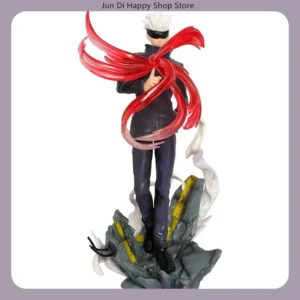 28.5cm Jujutsu Kaisen Gojo Satoru Battle Pose Standing Anime Figure Model Statue Collection Desktop Decoration Ornament Toy Gift