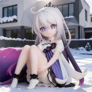 11cm Honkai Impact 3 Kiana The Last Judgment Figurine Little One Series PVC Action Figure Cartoon Accessories Cosplay Anime Gift