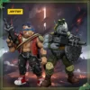 JOYTOY 1/18 TMNT Teenage Mutant Ninja Turtles Beebop Rocksteady Joint Movable Character Action Figure