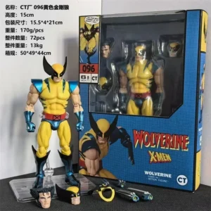 Hot Sale Ct Toys Mafex 096/138 – Wolverine Manga Version – Logan Classic Battle Suit Action Figure – Marvel Mobile Toy