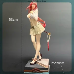 53cm Genshin Impact Yae Miko Pvc Standing Position Game Girl Figure Model Gk Statue Collection Desktop Decoration Ornament Toys