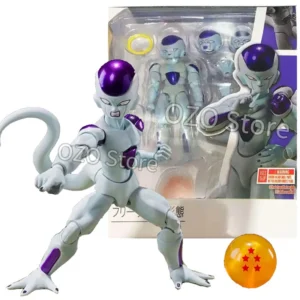 Dragon Ball Z Shf Frieza The Fourth Form Figure Anime Frieza Action Figure PVC Collection Model Toy Doll Birthday Gifts