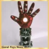 Marvel Iron Man Arm Desk Lamp Figurine Reactor Black Technology Creative Collectible Figure