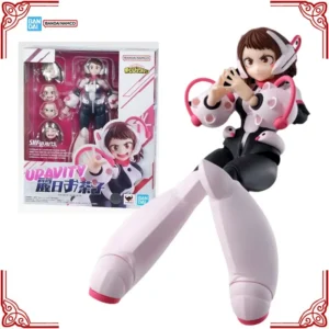 In Stock Genuine Bandai My Hero Academia Model Kit SHF Ochaco Uraraka Anime Action Figure Collection Finished Model Toys Gifts