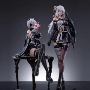 Game Figure 2B sitting action figures YoRHa Type A kimono 2A figurines Doll PVC Models Toys Collector Display Statue Gifts 21.5cm