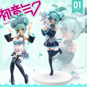 Animation Anime Beautiful Girl Hatsune Miku Handmade Devil Hatsune Miku Cat Ear Hatsune Miku Cute Handmade PVC Model Decorations