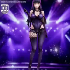 Jiaoying Hinata Naruto Anime Pretty Girl Double Headed Carving Convertible Statue Handmade Model Ornament