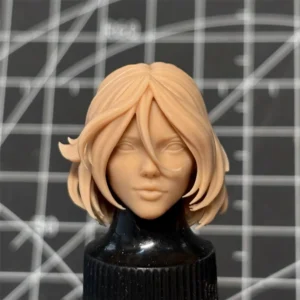 【30days made】Unpainted Model 1/12 Scale Police Rogue Rosha Girl Anna Marie Simulation White Head Carving For Romankey Ml