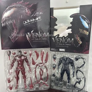 SHFiguarts Venom Red Venom Carnage Action Figure Shf Venom 2 Let There Be Carnage Anime Figure Model Toy Birthday Gifts For Kid