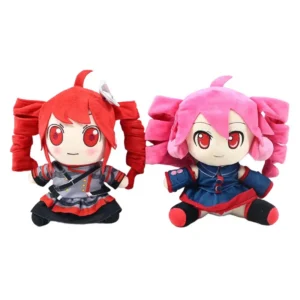 Pink/Red Kasane Teto Plushie Stuffed Anime Teto Soft Plush Toys Collectible Figure Doll Birthday Xmas Gifts