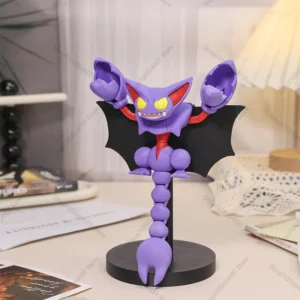 3D Printed Anime Pokémon Figures Gliscor Toy Movable Joint Gliscor with Holder Model Desktop Decoration Collection Gift