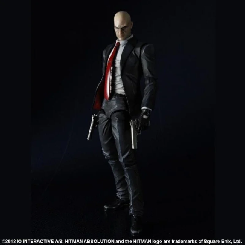 New 23cm Play Arts Hitman Codename 47 Action Figure Pa Agent Pvc Model Doll Joints Movable Classic Collection Toys Gifts - Image 2