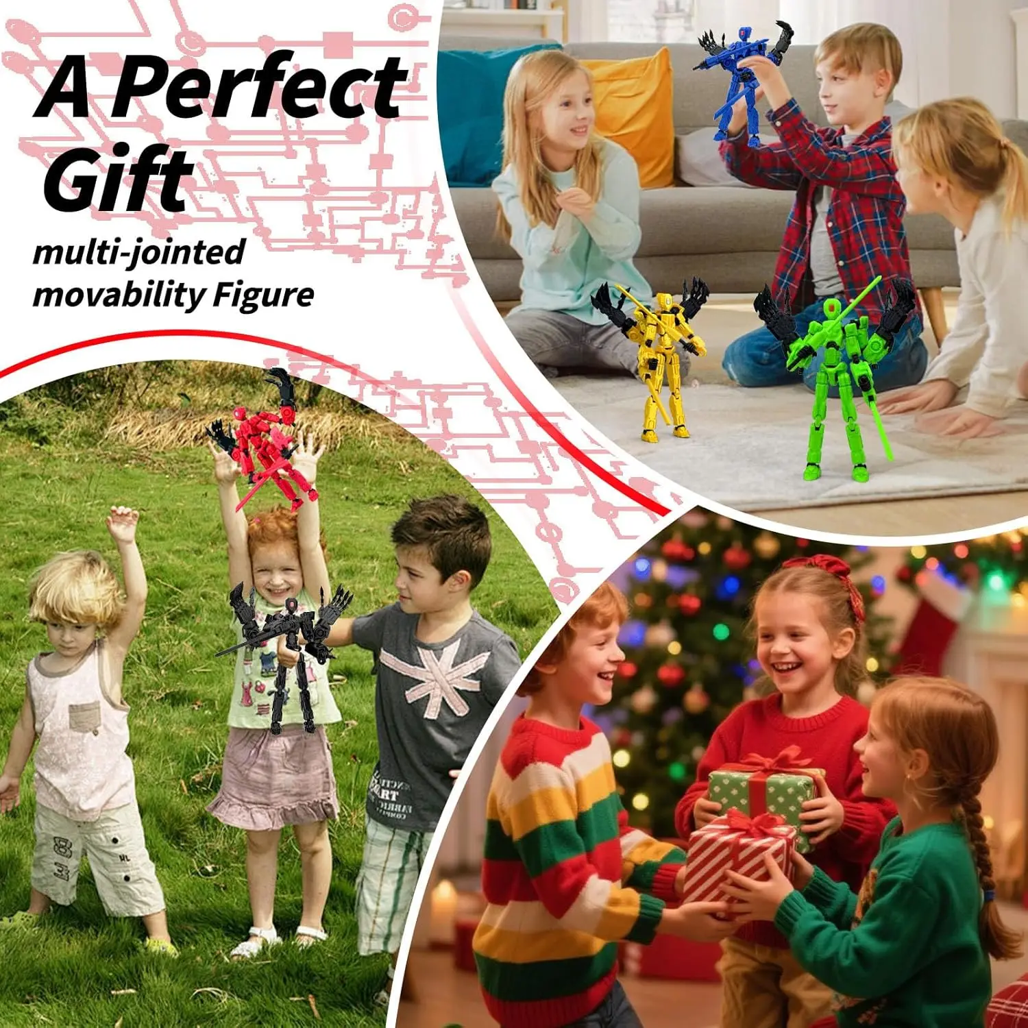 8Inch T13 Assembly Completed Action Figure,3D Printed Multi-Jointed Movable Toy Nova 13 Action Figures Desktop Decor for Game Lo - Image 6