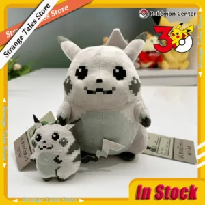 Genuine Original Pikachu Plush Doll 30th Anniversary Limited Edition Flash Pikachu Pixel Pikachu Pendant Chinese Version Toys