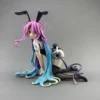 No Game No Life Shiro B Style 16cm PVC Kneeling Bunny Girl Collectible Figure