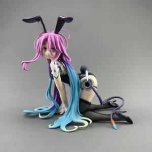 No Game No Life Shiro B Style 16cm Pvc Kneeling Bunny Girl Anime Figure Collectible Model Toy Gift For Fans Collectors In Stock