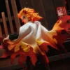 Demon Slayer 1/12 Male Soldier Anime BUZZmod Kyojuro Rengoku Flame Hashira Cape Accessory Set