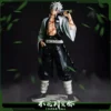 30cm Demon Slayer Shinazugawa Sanemi GK Statue Figurine Model Room Decora Desk Collectible Figure