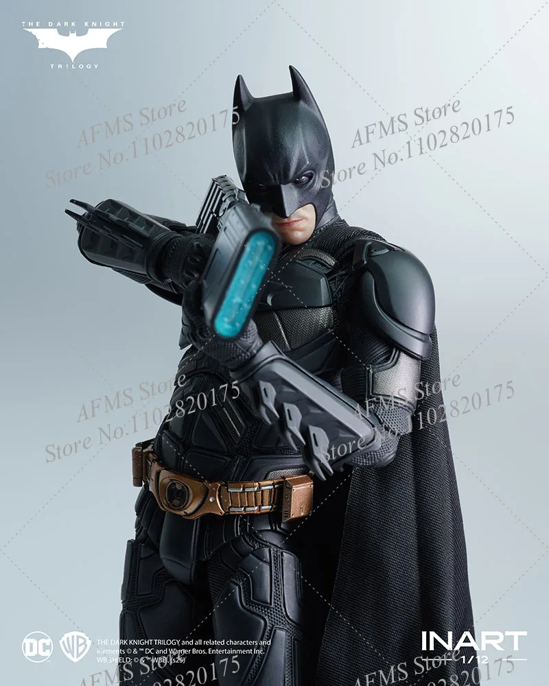 INART 1/12 Men Soldier Bat Hero Christian Bale The Dark Knight Rises Eternal Fight Hero 6Inch Action Figure Model Collection - Image 2