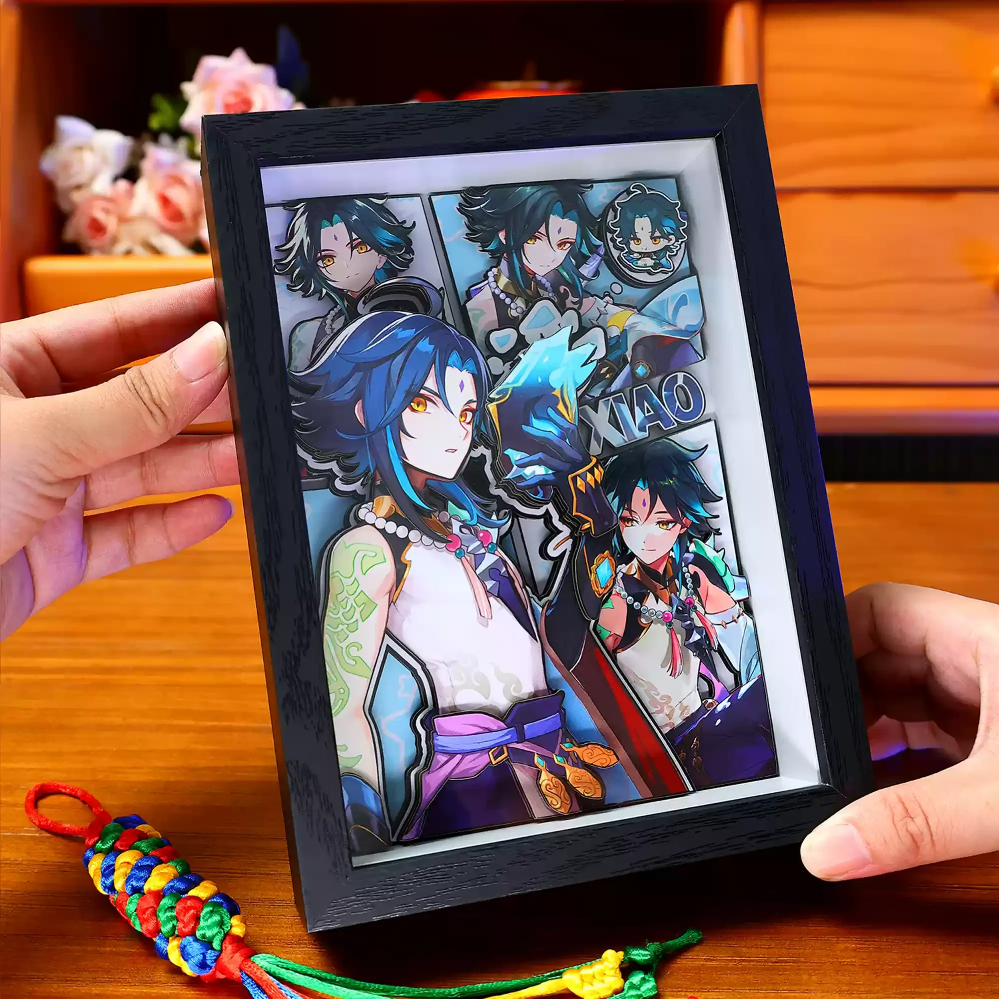 Game Genshin Impact Figure Unique 3d Art Painting Furina Xiao Zhongli Cartoon Character Collect Ornaments Bedroom Decor Gifts - Image 8