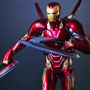 36cm Zd Toy 14-Inch Iron Man Mk50 Light-Up Edition Articulated Joints Marvel Avengers Action Figure Collectible Birthday Gift
