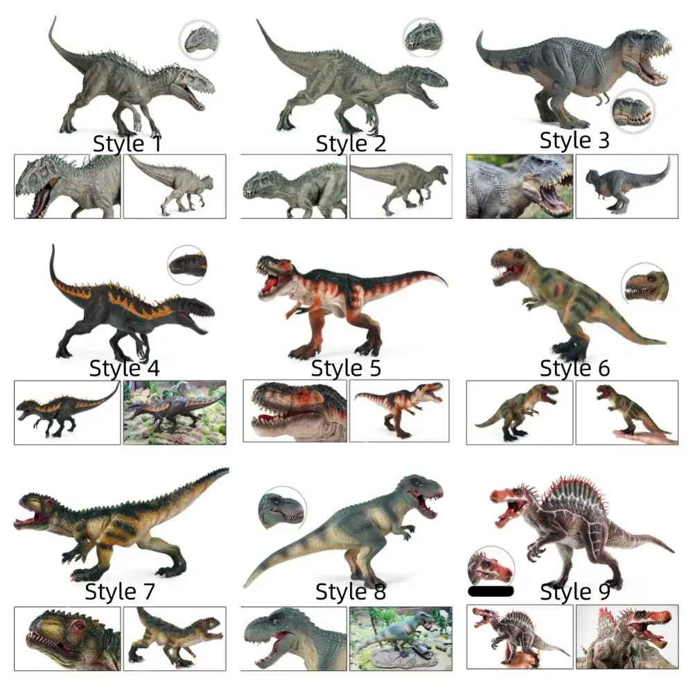 Movable Jaw Dinosaur Action Figure Tyrannosaurus Prehistoric Dinosaur Model Toys PVC Doll Jurassic Spinosaurus Figurine Kids Toy - Image 5