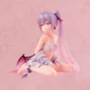 Generic Anime Girl Succubus Pink Eve Sitting Noodle Stopper Boxed for Collectible Figure