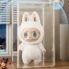 60x35x30cm Large Clear Stackable Storage Box with Magnetic Door for Helmets, Collectibles Display Figure