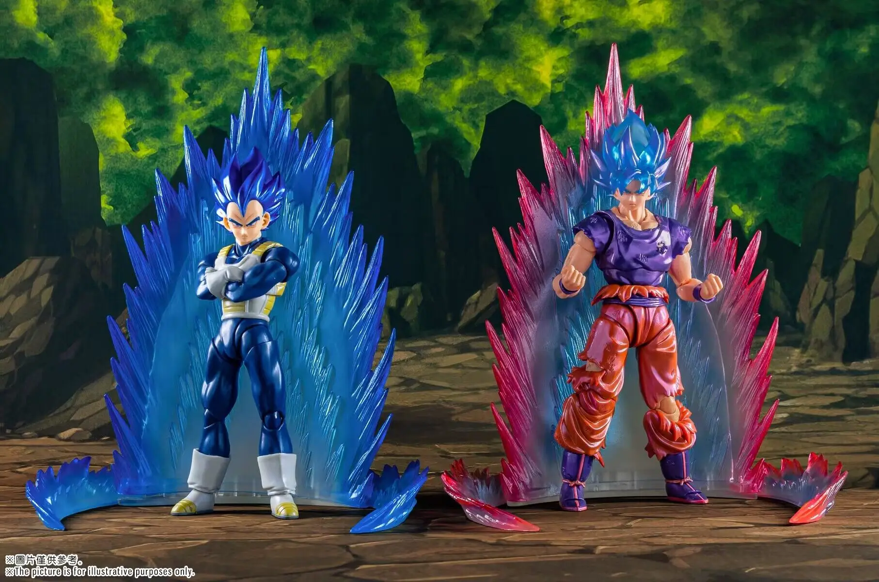 In Stock Dragon Ball Demoniacal Fit DF SHF Deep Blue Vegeta Super Saiyan Anime Action Figure Toy Model Gift - Image 6