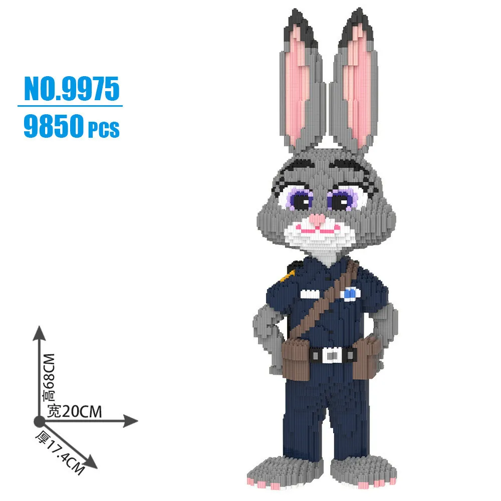 Big Pokemon Squirtle Charmander Magic Building Block Cartoon Horse Joker Model Toy Dragon Assembled Bricks Figure For Kids Gift - Image 32