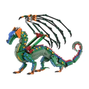 MOC RainWing Building Blocks Model Animation Wings of Fire Magic Flying Dragon Bricks DIY Assembly Toys Kids Birthday Gifts