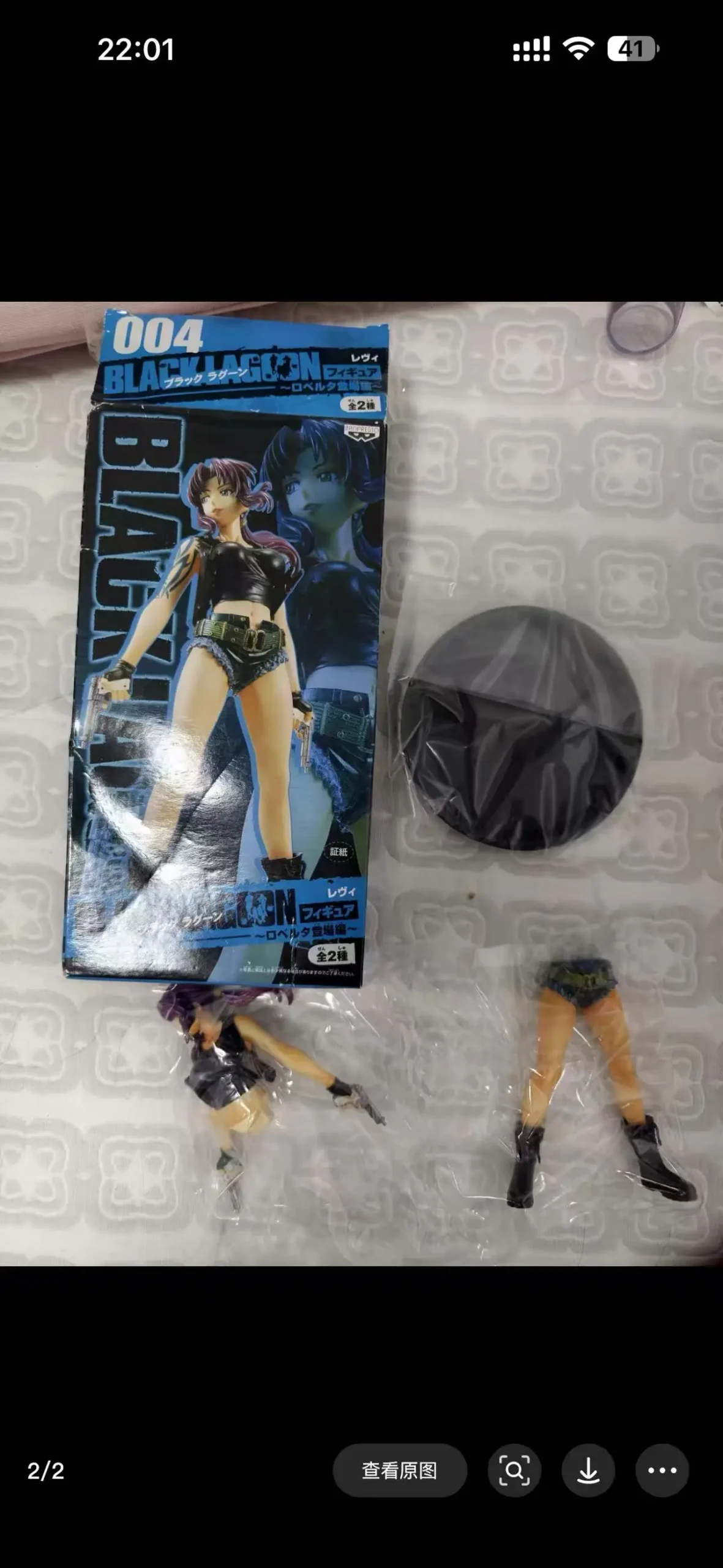 Bandai Original BLACK LAGOON Two-Hand Anime Figure Revy(Rebecca)Action Model Collectibles Desktop Ornaments Toys Gifs - Image 4
