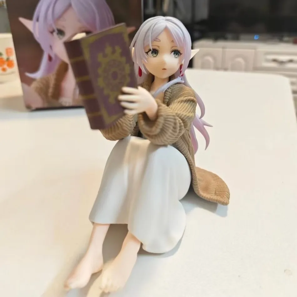 New 2025 frieren beyond the end of the journey anime figure frieren reading action collectible pvc models statue gifts - Image 6