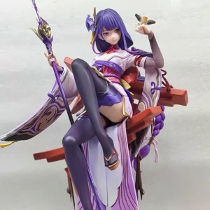 Raiden Shogun Yi Xin Jing Tu Garage Kit - Anime Game Model Ornament Collectible Action Figure for Birthday Gifts