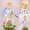 Genshin Impact Barbara Traveler Aether Lum Model Dolls Fashion Desktop Display Action Figure