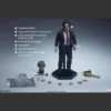 Sideshow 1/6 Leatherface Killer Suit Version Double Head Sculpture Model 12 Inches Action Figure