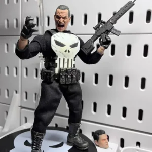 Hot Marvel 1/12 Mezco Ant Punisher Sdcc Cloth Movable 6-Inch Figure Doll Hand-Made Model White Penalty Uncle Skull Carving Toys