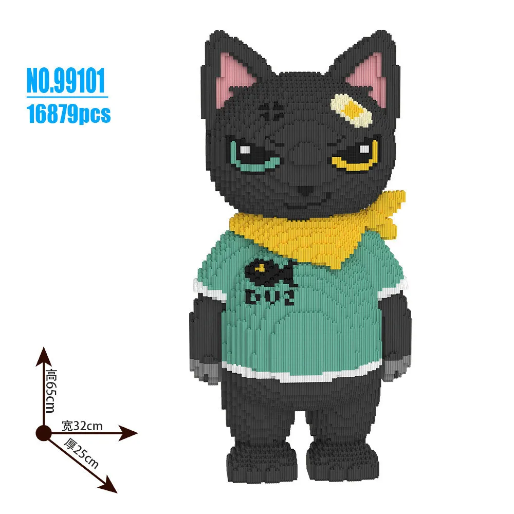 Big Pokemon Squirtle Charmander Magic Building Block Cartoon Horse Joker Model Toy Dragon Assembled Bricks Figure For Kids Gift - Image 16