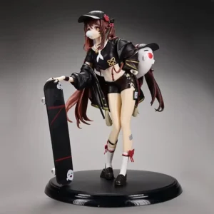 Genshin Impact Hutao Action Figure Skateboard Themed Boxed Anime Game Peripheral Collectible Desktop Ornament For Anime Fans