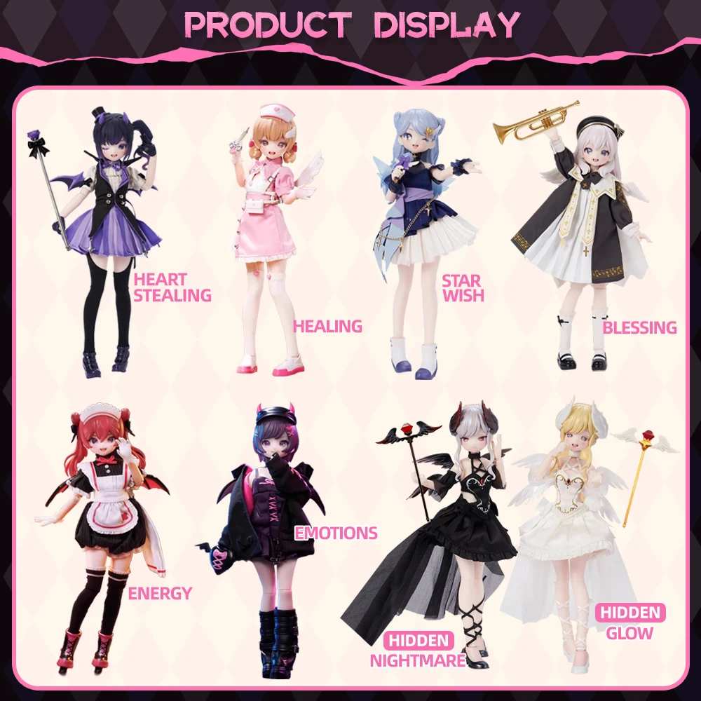 In Stock Neo Eden Mjd Doll Blind Box Light Nightmare Twin Series Movable Joint Doll Anime Figure Collectible Toy Boy Girl Gifts - Image 2