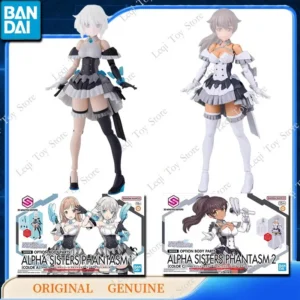 Bandai Genuine 30MS OPTION BODY PARTS ALPHA SISTERS PHANTASM 1 2 3 Action Anime Figures Toys Kids Gift Assembly Model Ornaments