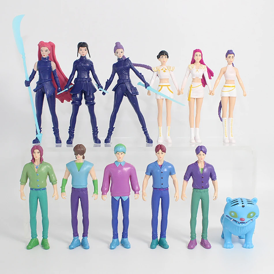 2026 K pop Demon Hunters Anime Figure Toys Cute PVC Movable Joints Action Figure Model Dolls Kids Birthday Decoration Toy Gifts - Image 5