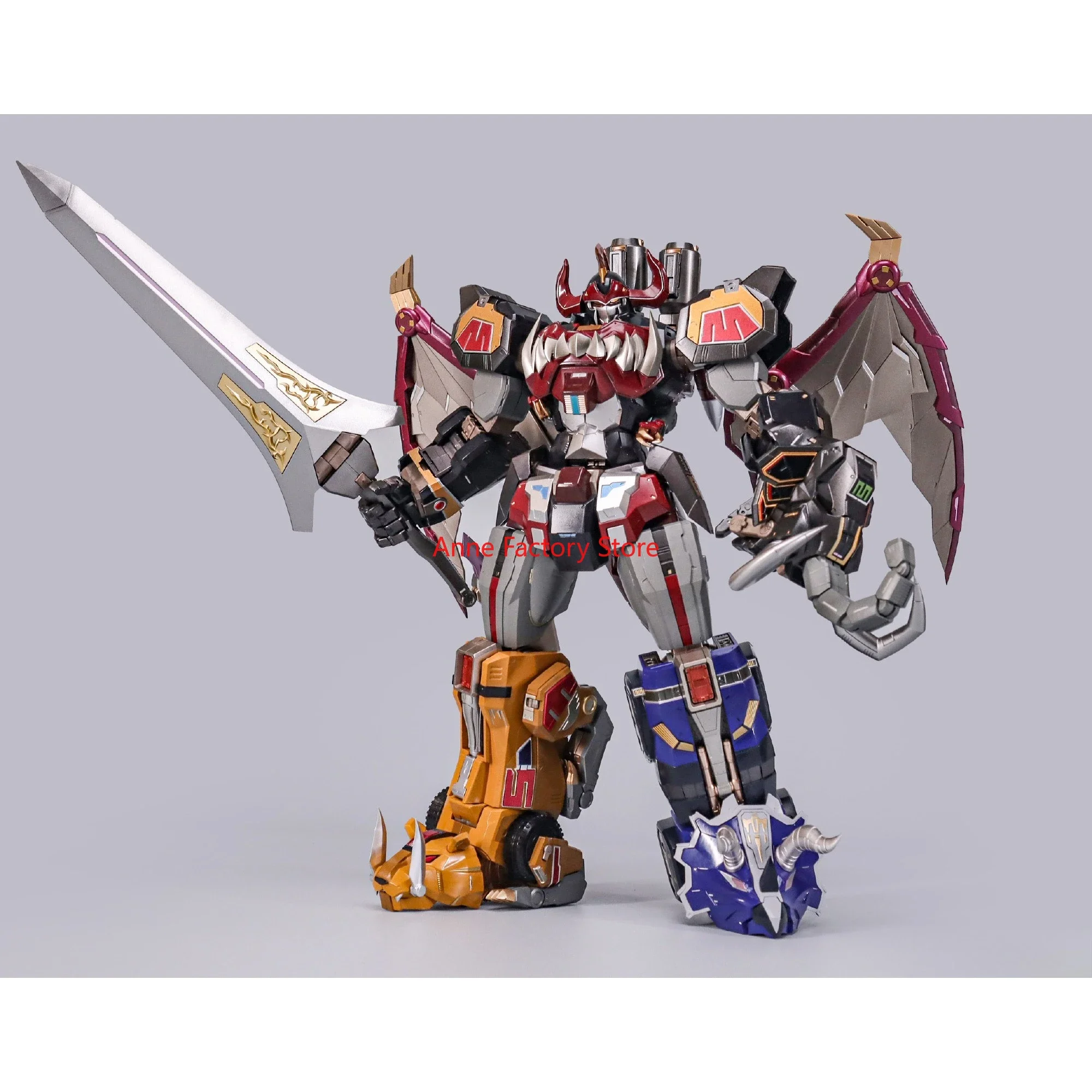 Nuevo Modelo De Ráfaga ZL-01 KO FLAMETOYS BEAST LORD Dragon Caesar Megazord Aleación Producto Terminado Modelo Figuras De Acción - Image 3