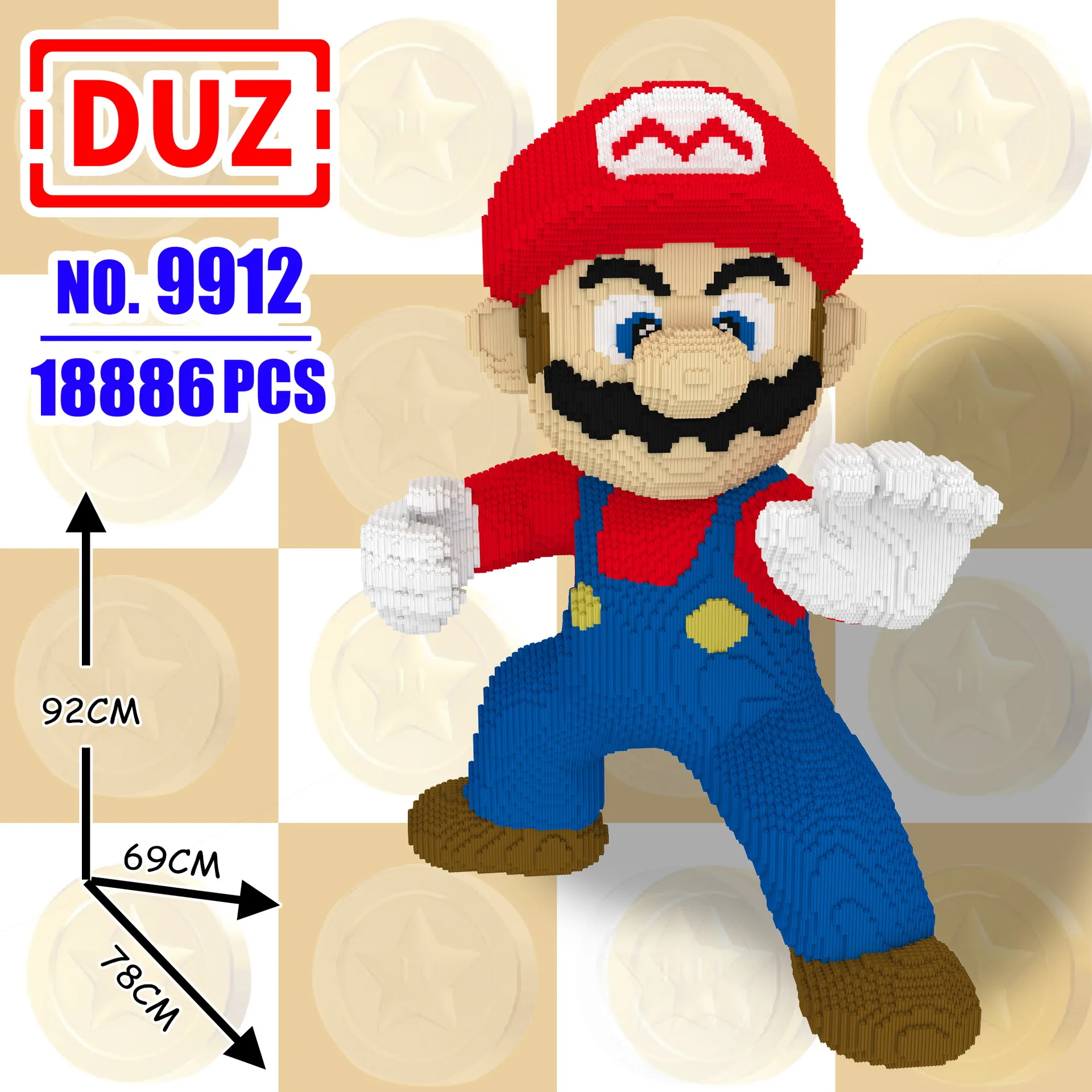 Big Pokemon Squirtle Charmander Magic Building Block Cartoon Horse Joker Model Toy Dragon Assembled Bricks Figure For Kids Gift - Image 58