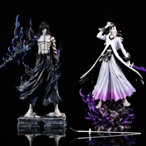31-33cm Bleach Kurosaki Ichigo Two Forms Large Anime Figure Model Statue Boys Collection Desktop Decoration Ornament Toys Gifts