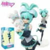 21CM Anime Hatsune Miku X Cinnamoroll Christmas Models Decorative Decorations Collectible Figure
