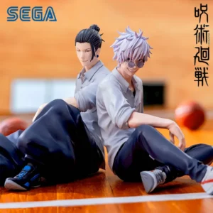 Original SEGA Jujutsu Kaisen Anime Satoru Gojo & Geto Suguru Yumemirize Sitting Posture Action Figure Genuine Model Figurine Toy
